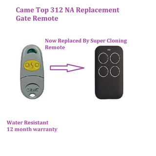 came 312nz gate remote