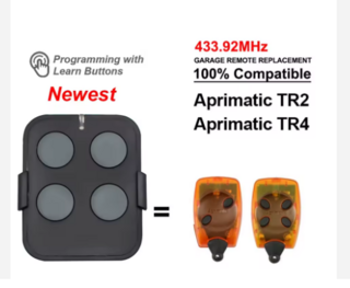 Aprimatic compatible Gate Remote